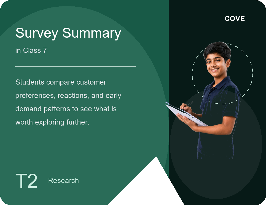 Cove student journey